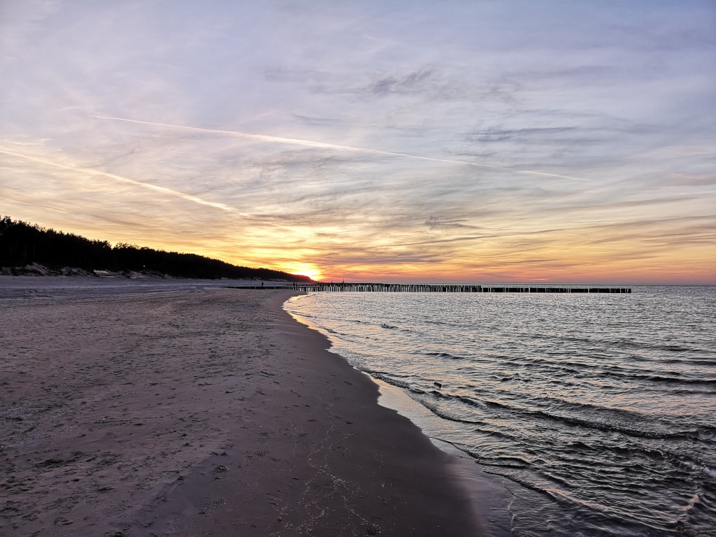 Plaża nad Morzem Bałtyckim